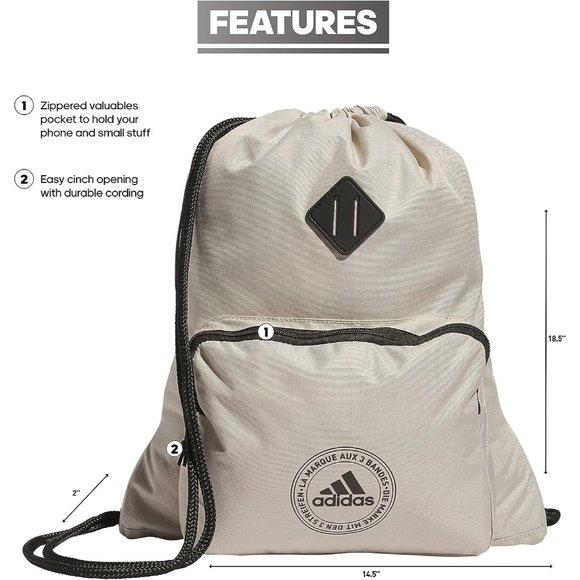 Boy Girl Beige Black Classic 3S 2.0 Sackpack main image 5
